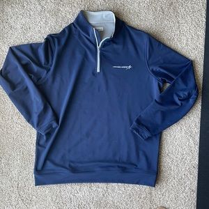 Peter Millar Perth 1/4 Zip Lockheed Martin Navy L